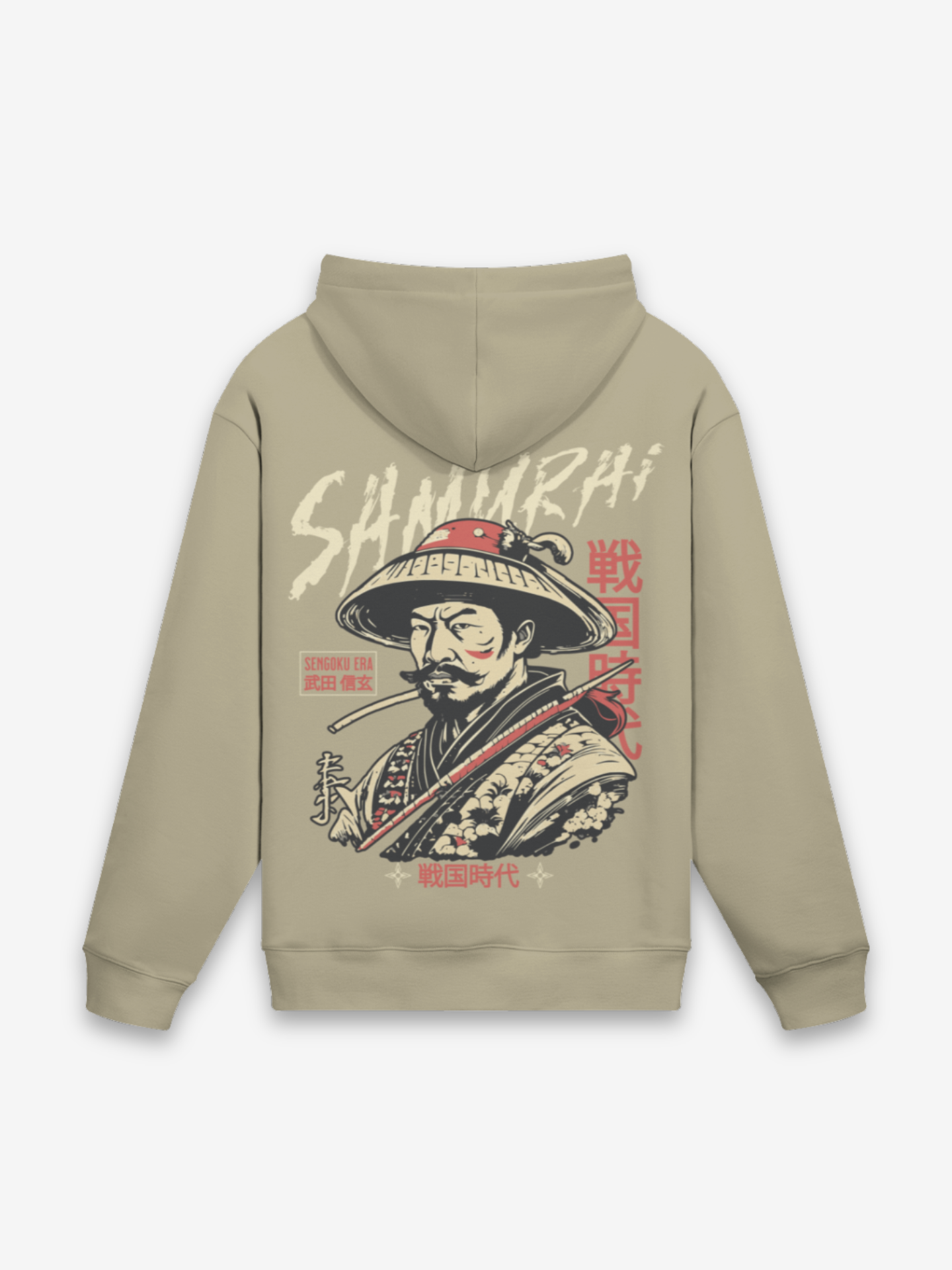 Alter Samurai Hoodie - 老侍 — Farbvariante schwarz