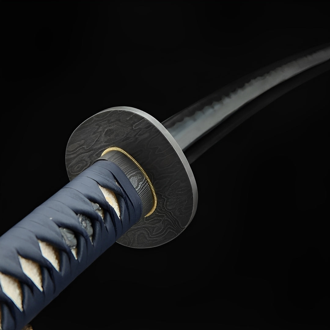 Atsu Katana (Damaststahl & echter Hamon) - 竜巻 — Ansicht 13
