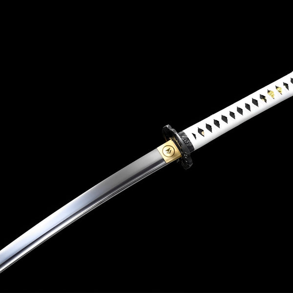 Ghost of Tsushima Katana - 対馬 — Klingen-Detail Nahaufnahme mit sichtbarem Stahl