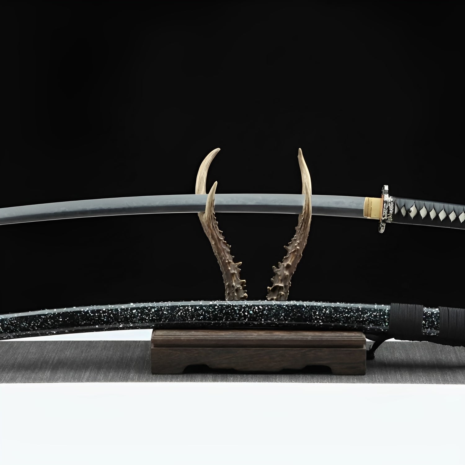 Ginkai Katana (T10-Stahl & echter HITATSURA-Hamon) - 霧雷 — Ansicht 15