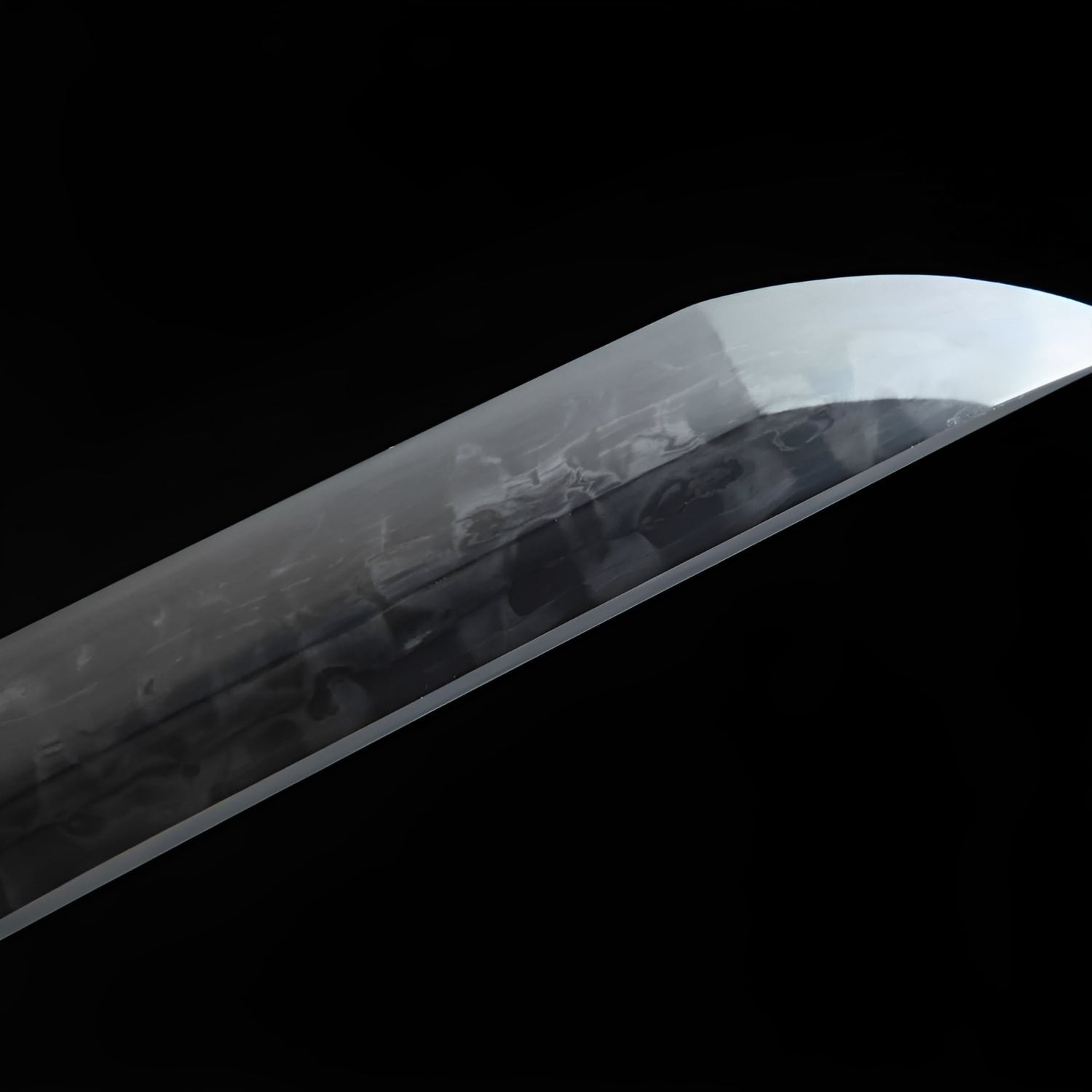 Ginkai Katana (T10-Stahl & echter HITATSURA-Hamon) - 霧雷 — zusätzliches Detail-Foto