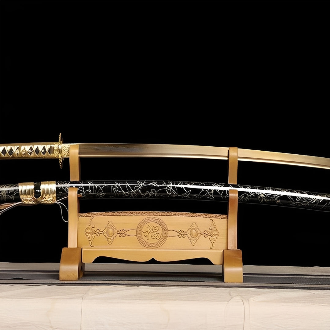 Gold Katana-Schwert - 皇帝刀 — zusätzliches Detail-Foto