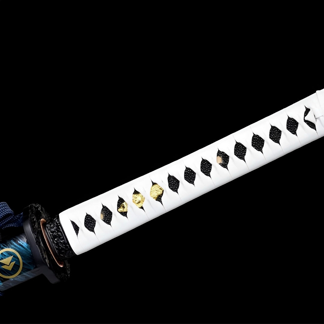 Jin Sakai Katana - サカイ — Saya und Griff Detail mit Beschlägen