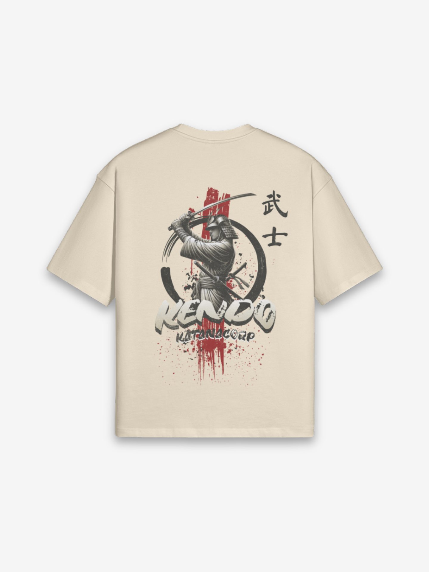 Kendo T-Shirt - 剣道 — Farbvariante weiß