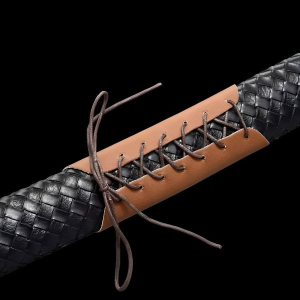 Kurohana Wakizashi (Kohlenstoffstahl) - 黒華 — Klingen-Detail Nahaufnahme