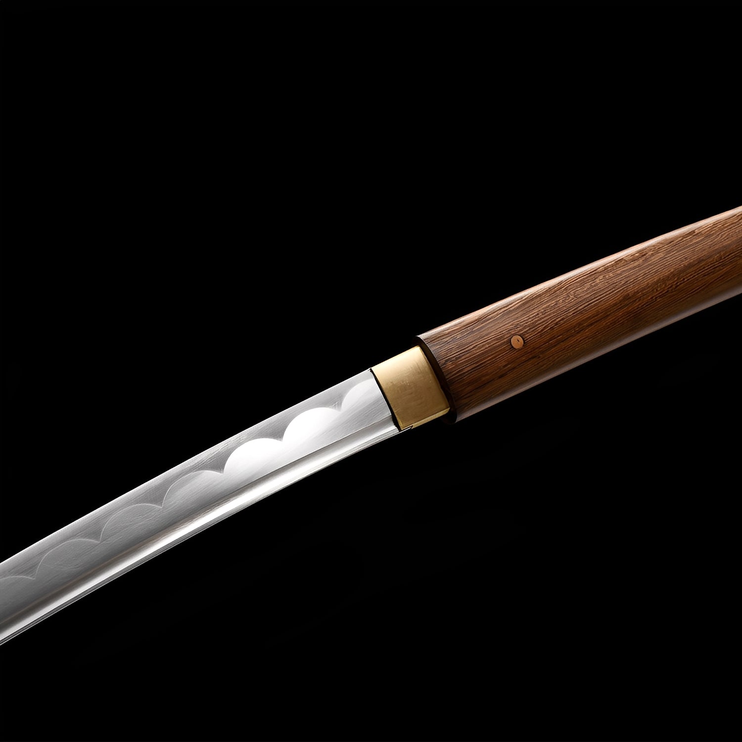 Mokuro Kageuchi Katana - 楼影打 — Saya und Griff Detail mit Beschlägen