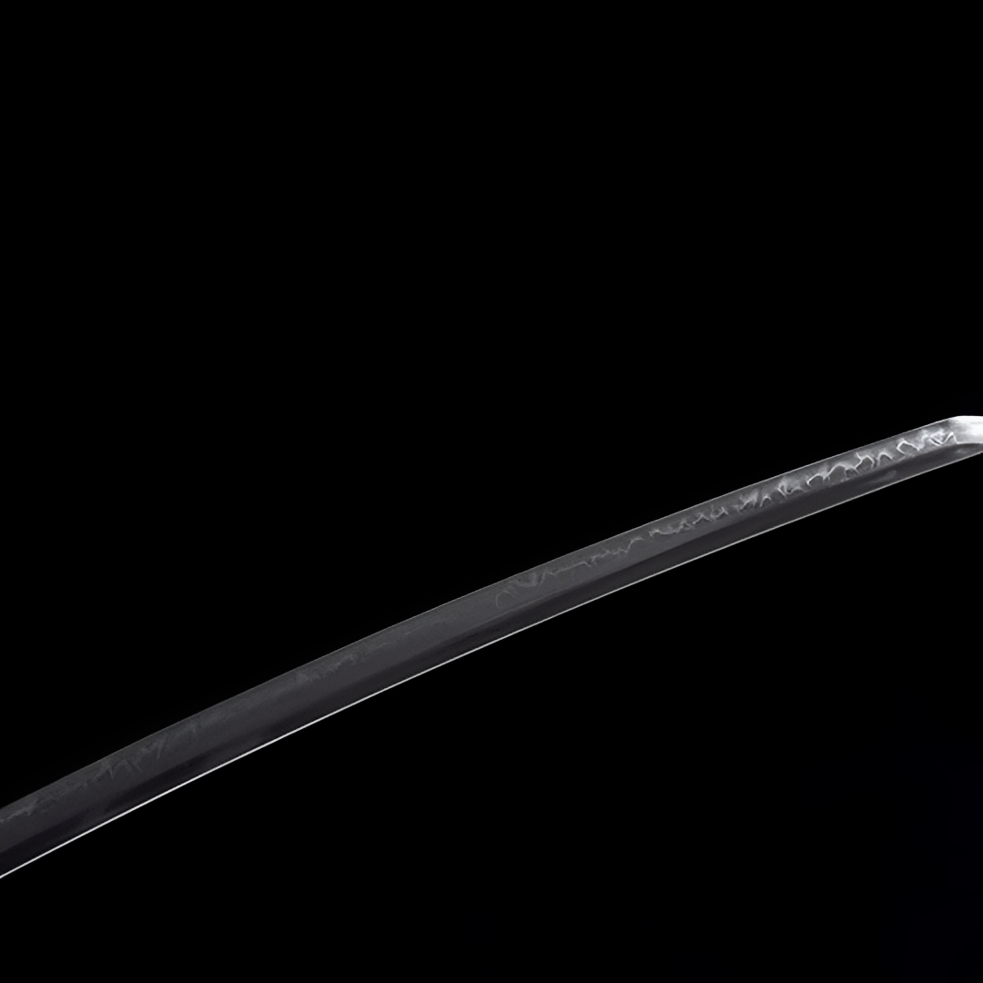 Ouryu Katana (T10-Damaststahl & echter Hamon) - 王竜 — alternative Perspektiv-Ansicht