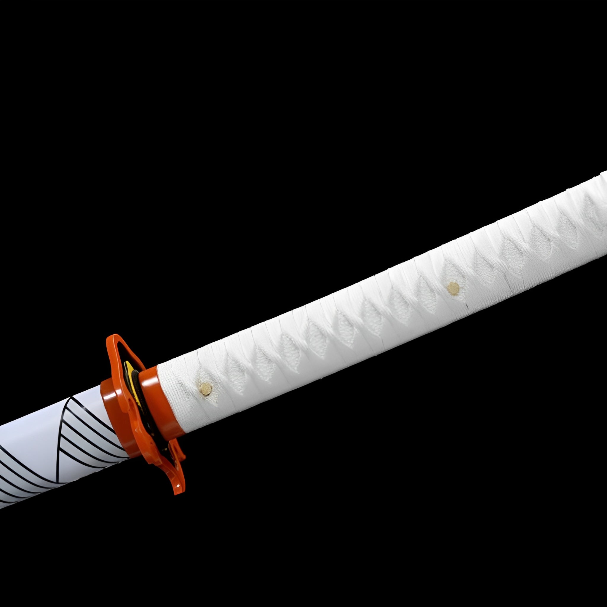 Rengoku Katana (Demon Slayer) - レンゴク — Saya und Griff Detail mit Beschlägen