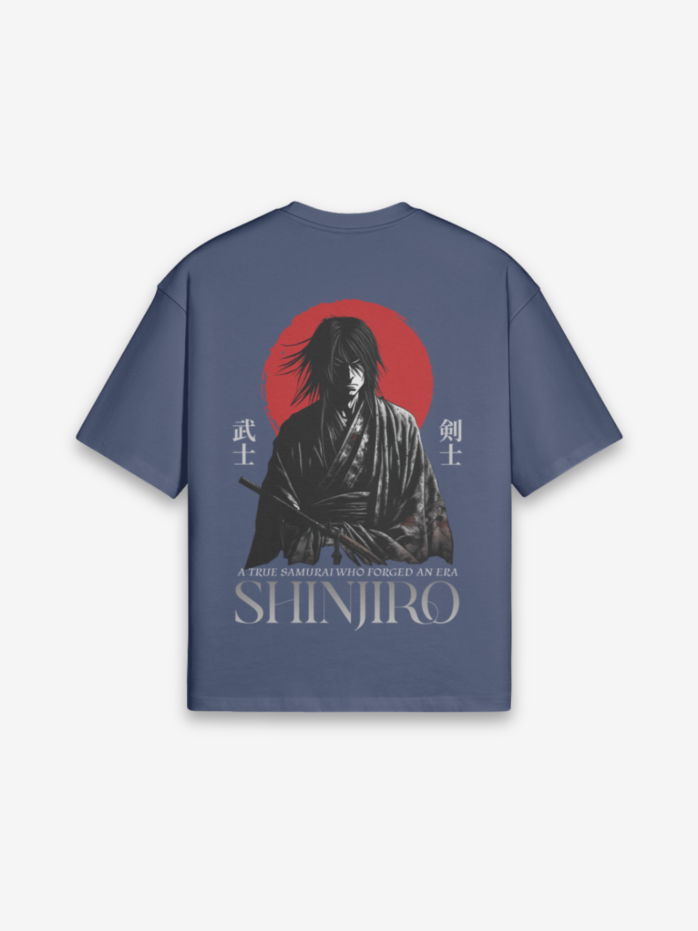 Shinjiro T-Shirt - 進次郎 — Farbvariante schwarz
