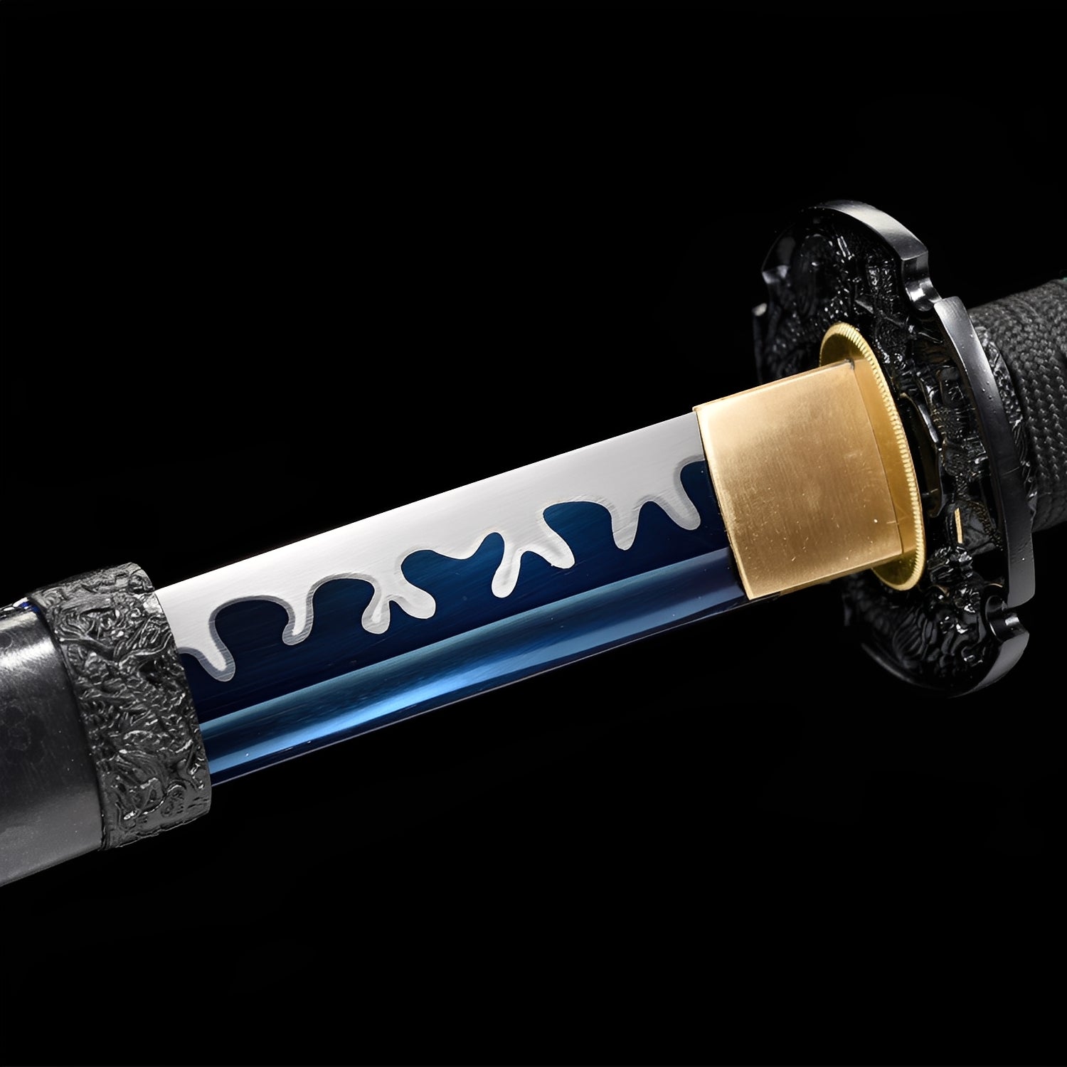 Shirakawa Katana - 白川水 — komplettes Set mit Seidenbeutel und Zertifikat