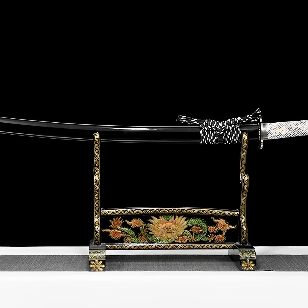 Shirokuro Katana (T10-Stahl & Hamon) - 白黒 — Ansicht 9
