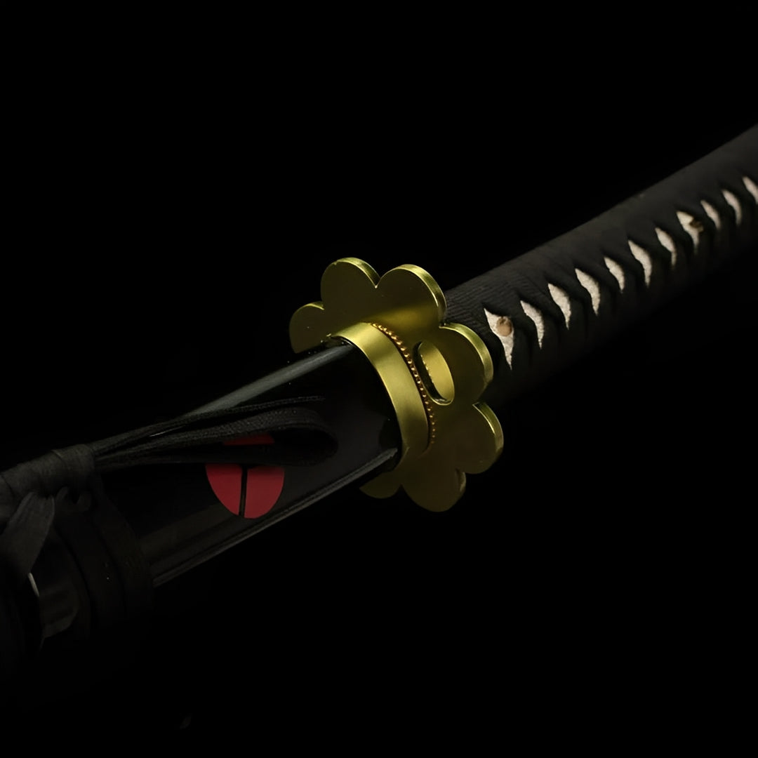 Shusui Katana (One Piece) - シュスイ — Tsuba Nahaufnahme und Ito-Wicklung