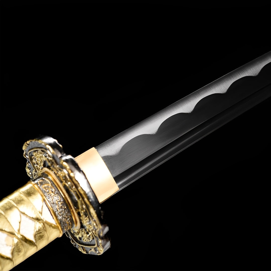 Sternenfall Katana - 星落刀 — komplettes Set mit Seidenbeutel und Zertifikat
