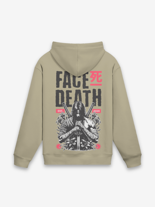 Todesgesicht Hoodie - 死の顔 — Farbvariante schwarz