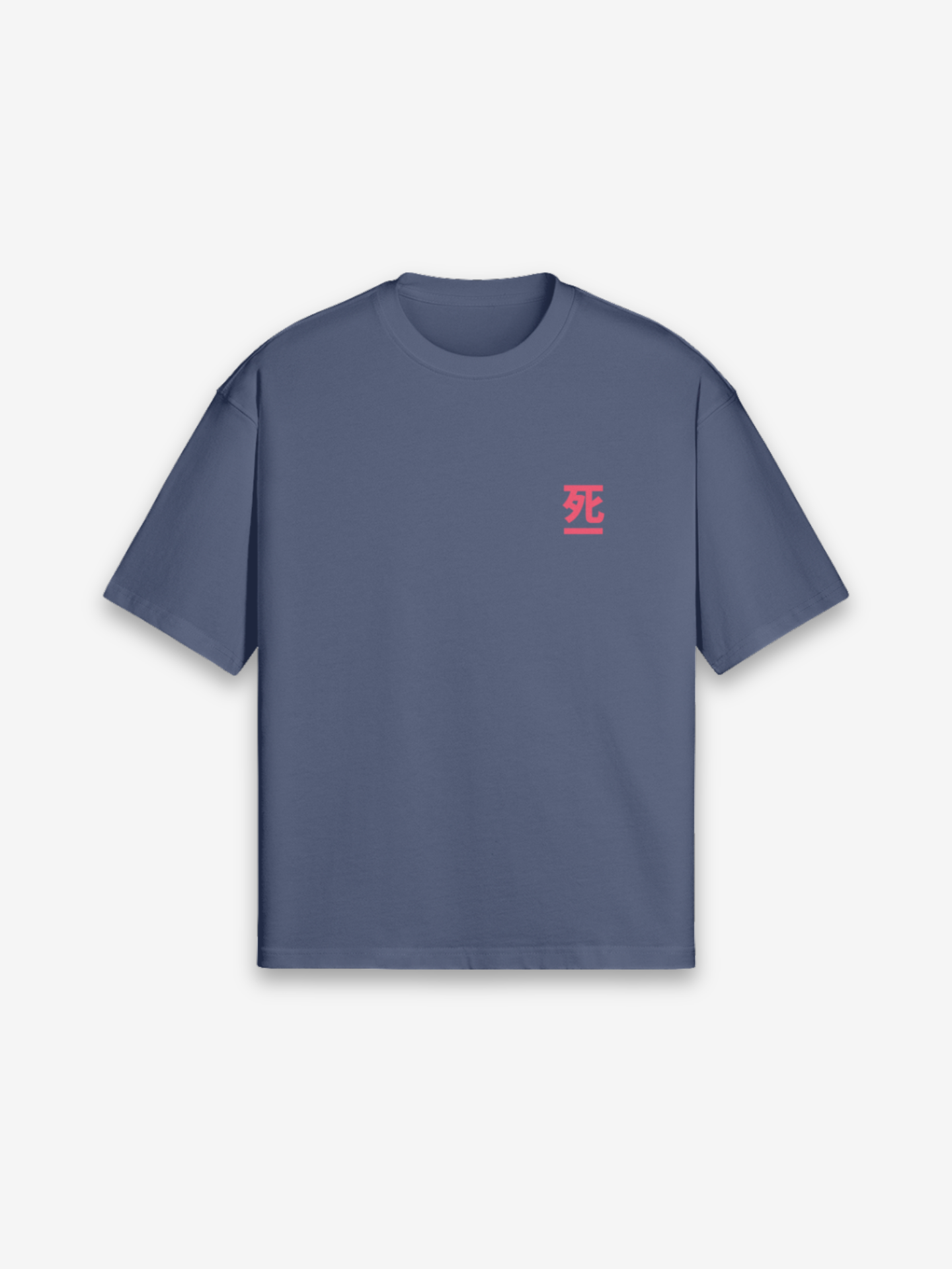 Todesgesicht T-Shirt - 死の顔 — Detail des Grafik-Prints