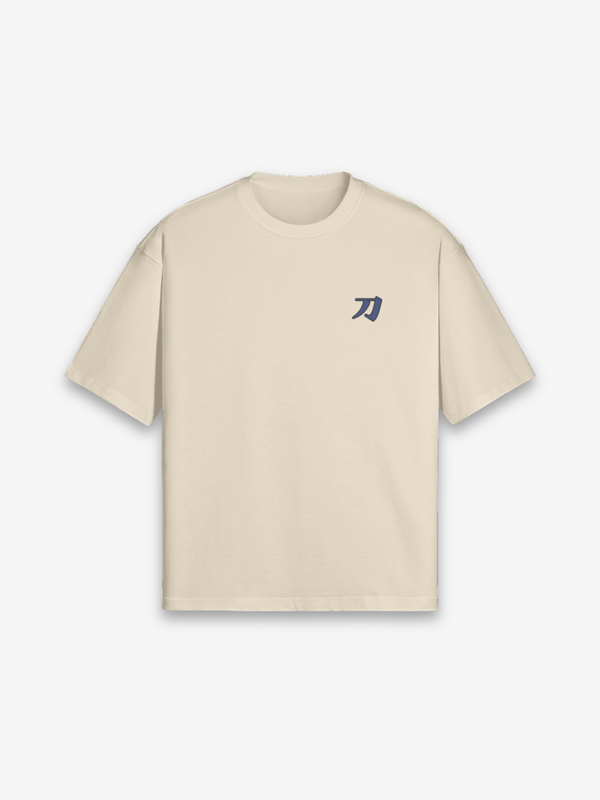 Vintage Samurai T-Shirt - 武士 — Farbvariante schwarz