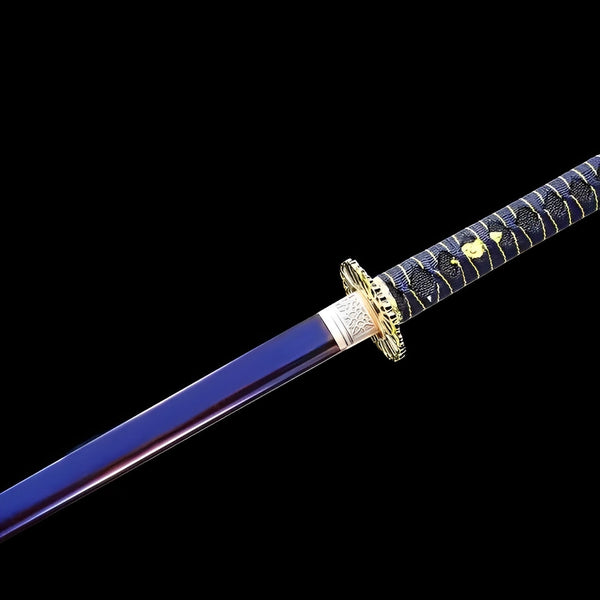 Yoru no Kage Ninjato - 夜の影 — Klingen-Detail Nahaufnahme