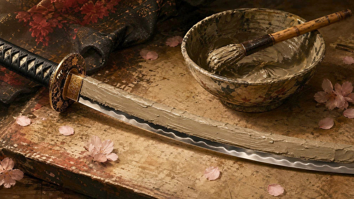 Lehmgehärtete Katana - Hamon und Tradition erklärt