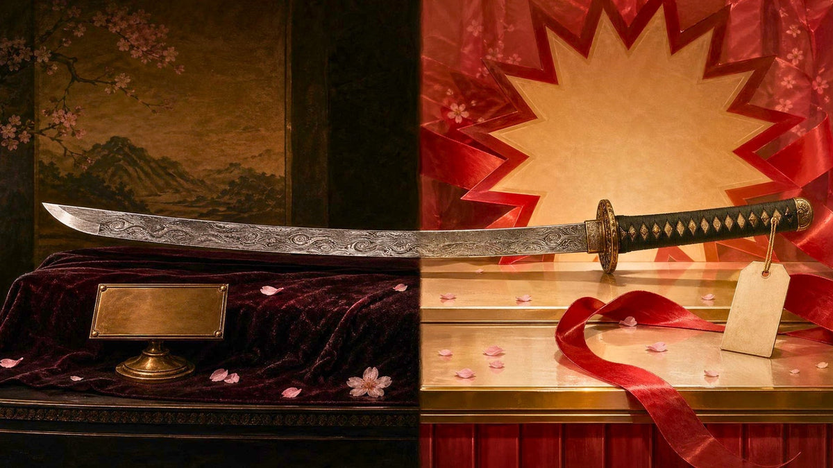 Damaszener Stahl Katana - Kunst oder Marketing-Hype