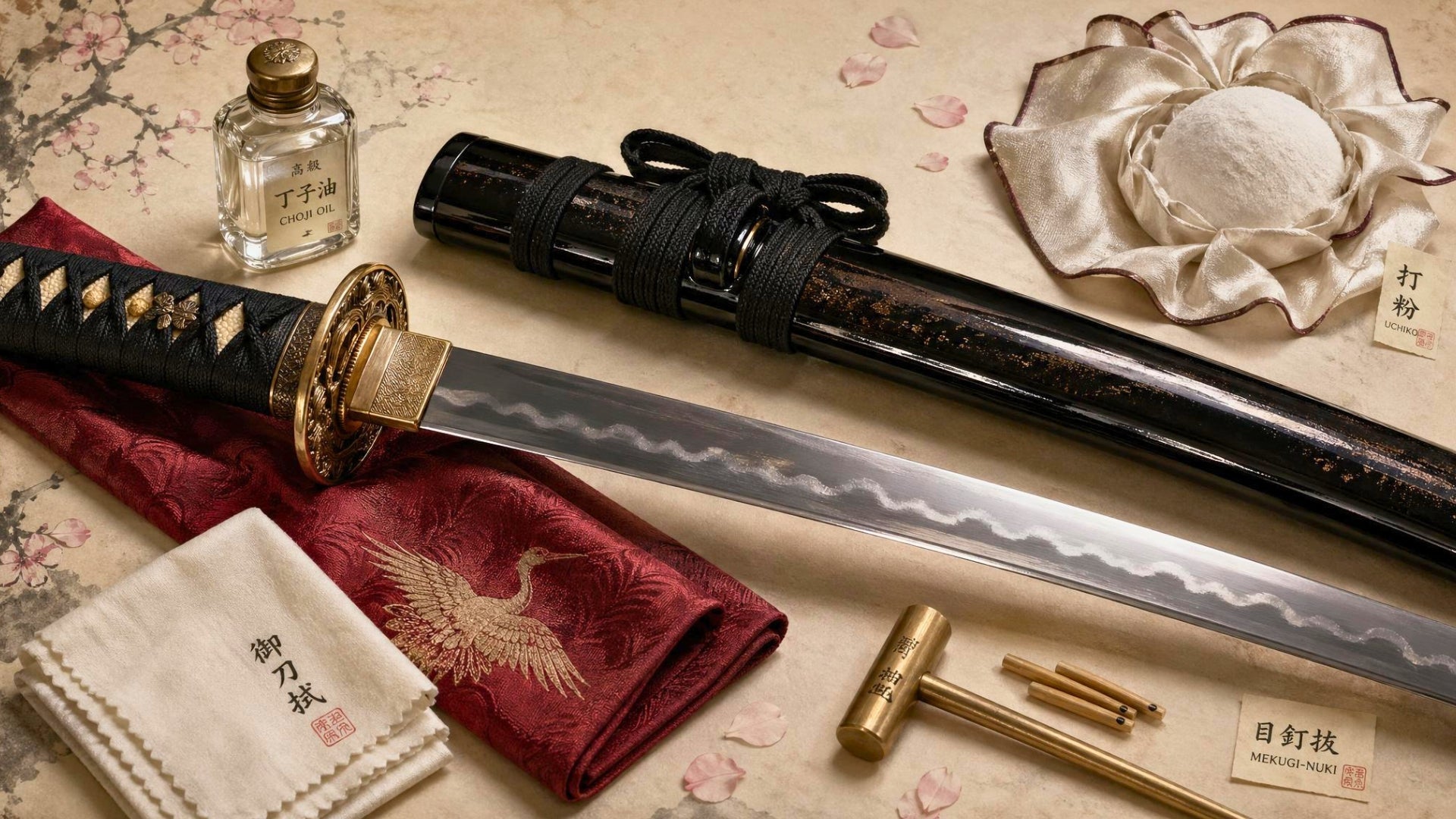 Katana richtig pflegen vollständiger Wartungs-Guide