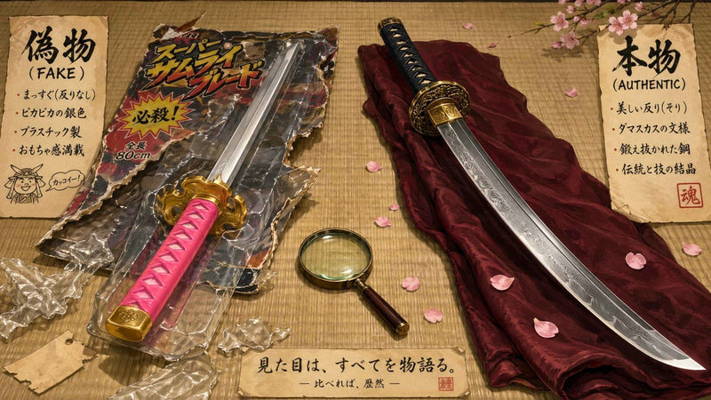 Gefälschte Katana erkennen: 8 Warnzeichen, die jeder Käufer kennen muss