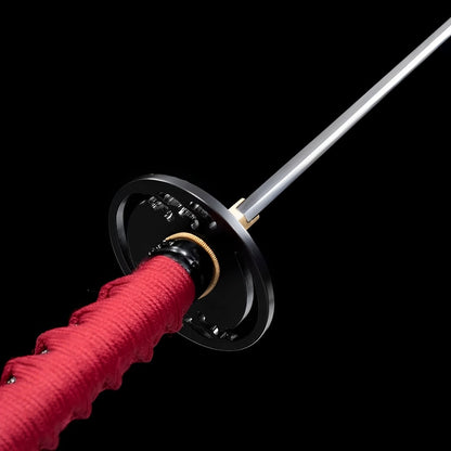 Akagane Katana (T10-Stahl, echter Hamon & Rochenhaut) - 赤金 — Ansicht 18