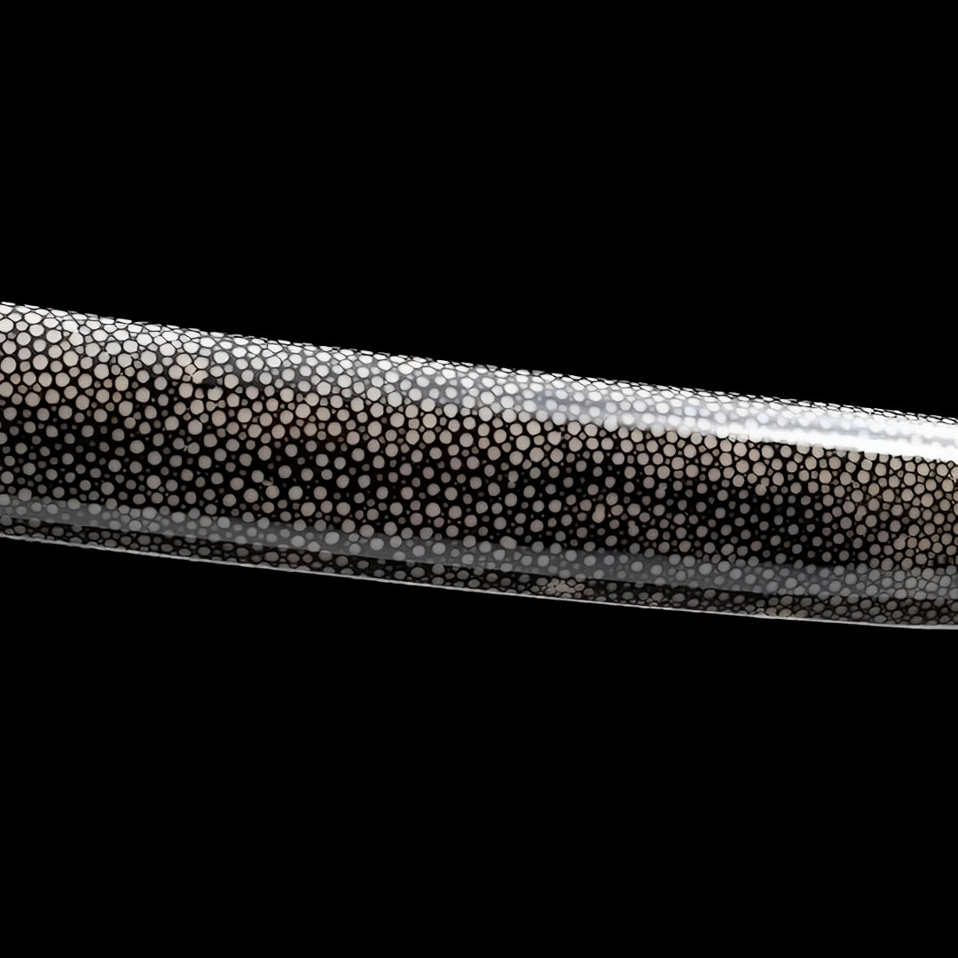 Akagane Katana (T10-Stahl, echter Hamon & Rochenhaut) - 赤金 — zusätzliches Detail-Foto