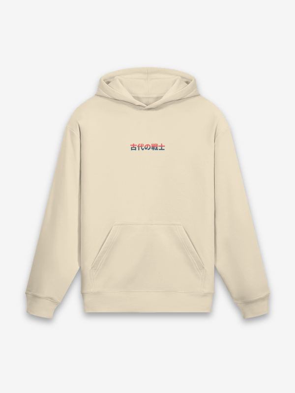 Antiker Krieger Hoodie - 古代 — Farbvariante schwarz