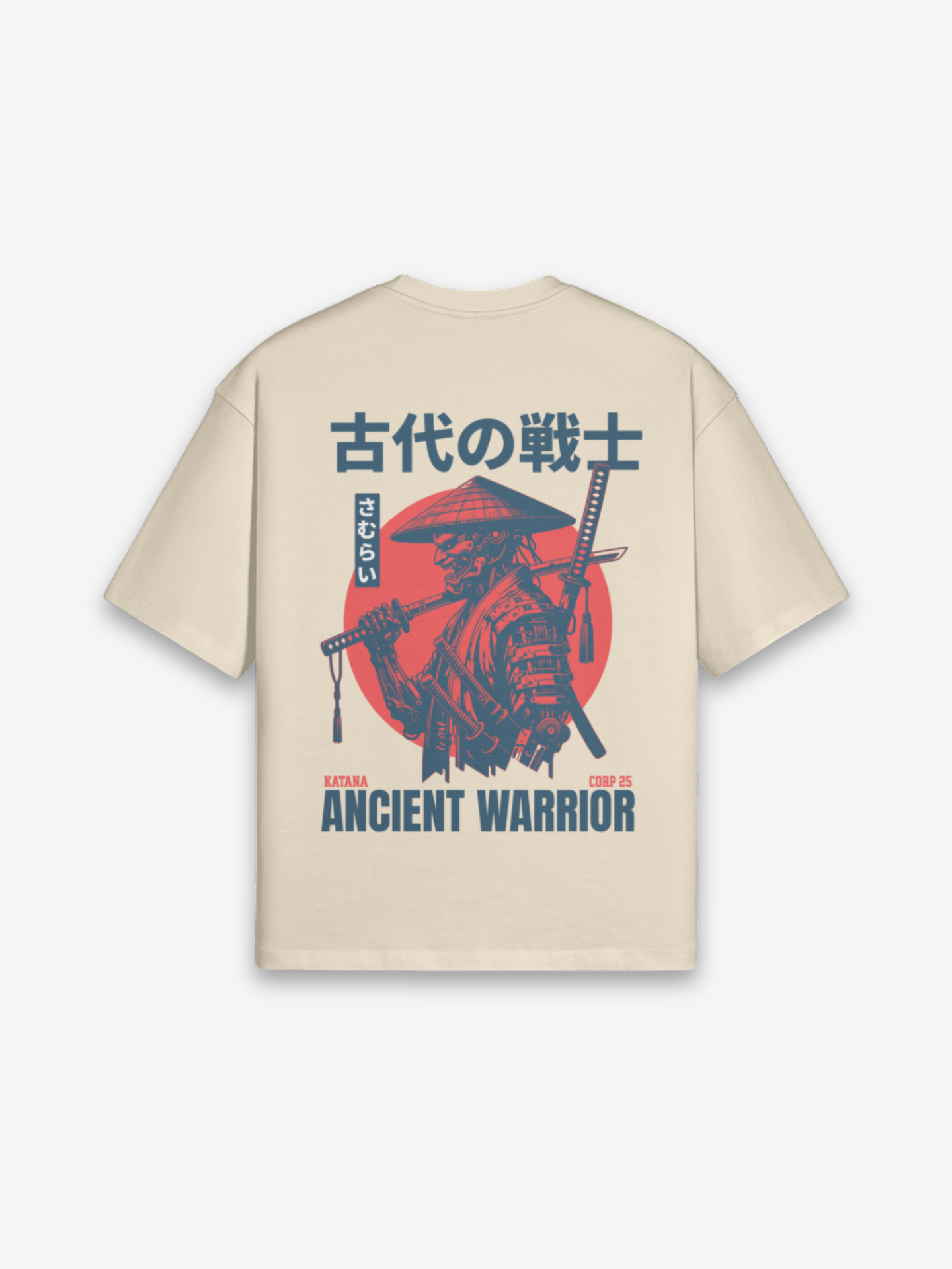 Antiker Krieger T-Shirt - 古代 — Vorderansicht