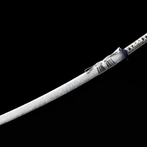 Blitz Katana - 雷嵐刀 — Tsuba Nahaufnahme und Ito-Wicklung