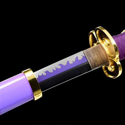 Enma Katana (One Piece) - ワンピース — Griff-Detail mit Rochenhaut und Menuki