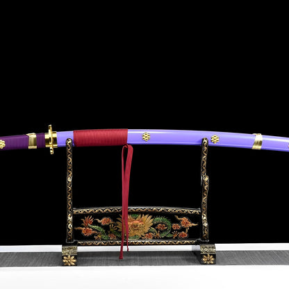 Enma Katana (One Piece) - ワンピース — komplettes Set mit Seidenbeutel und Zertifikat