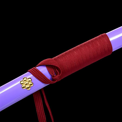 Enma Katana (One Piece) - ワンピース — Saya und Griff Detail mit Beschlägen
