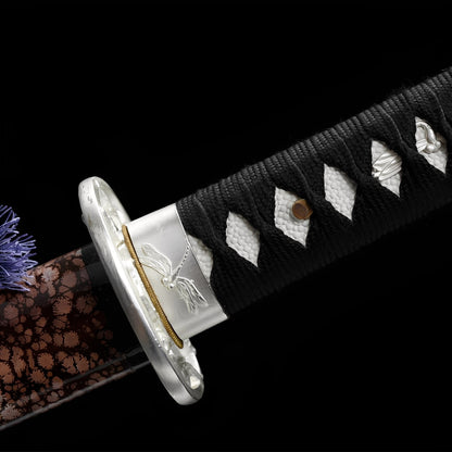 Erdbrecher Katana - 大地破刀 — komplettes Set mit Seidenbeutel und Zertifikat