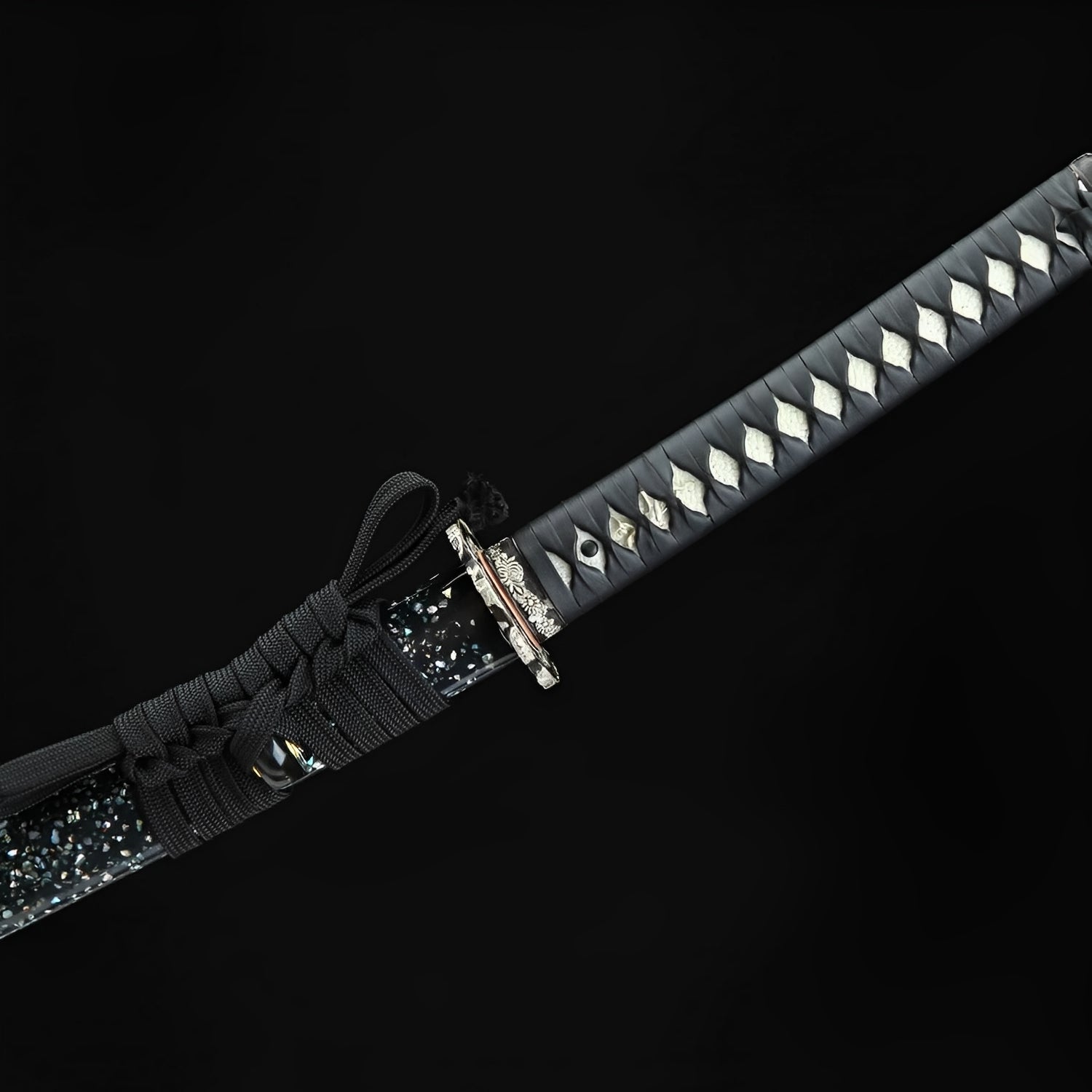 Ginkai Katana (T10-Stahl & echter HITATSURA-Hamon) - 霧雷 — Ansicht 12