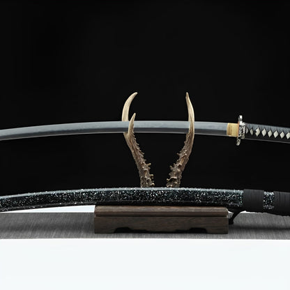 Ginkai Katana (T10-Stahl & echter HITATSURA-Hamon) - 霧雷 — Ansicht 15