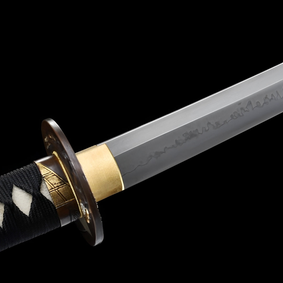 Ginto Katana (T10-Stahl & echter Hamon) - 銀刀 — Ansicht 18