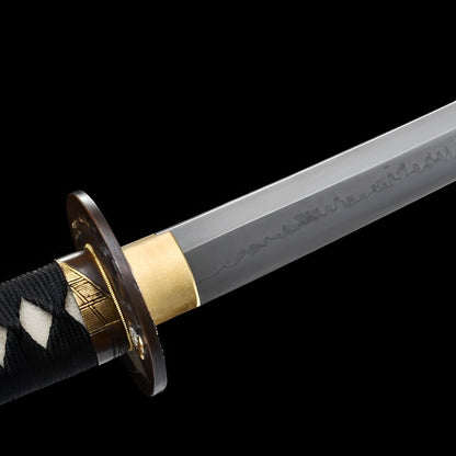 Ginto Katana (T10-Stahl & echter Hamon) - 銀刀 — Ansicht 18
