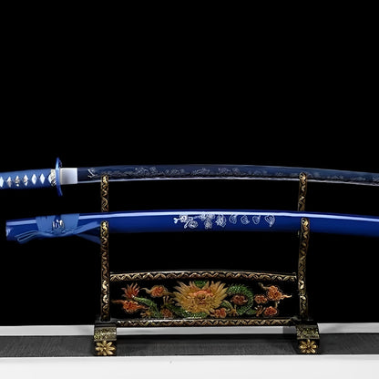 Hana Sakura Katana - 桜花刀 — komplettes Set mit Seidenbeutel und Zertifikat