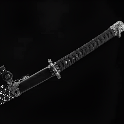 Hanachi Katana (Damaststahl & echter Hamon) - 花道 — Ansicht 13