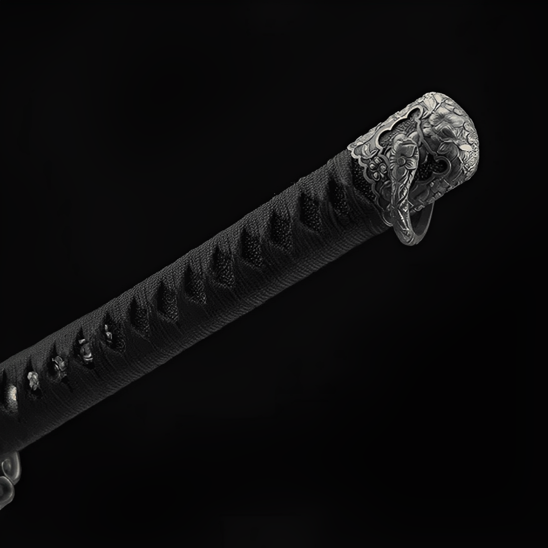 Hanachi Katana (Damaststahl & echter Hamon) - 花道 — zusätzliches Detail-Foto
