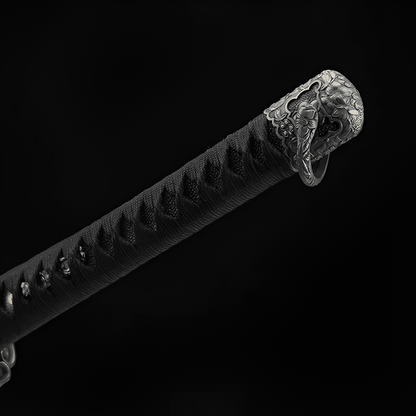 Hanachi Katana (Damaststahl & echter Hamon) - 花道 — zusätzliches Detail-Foto