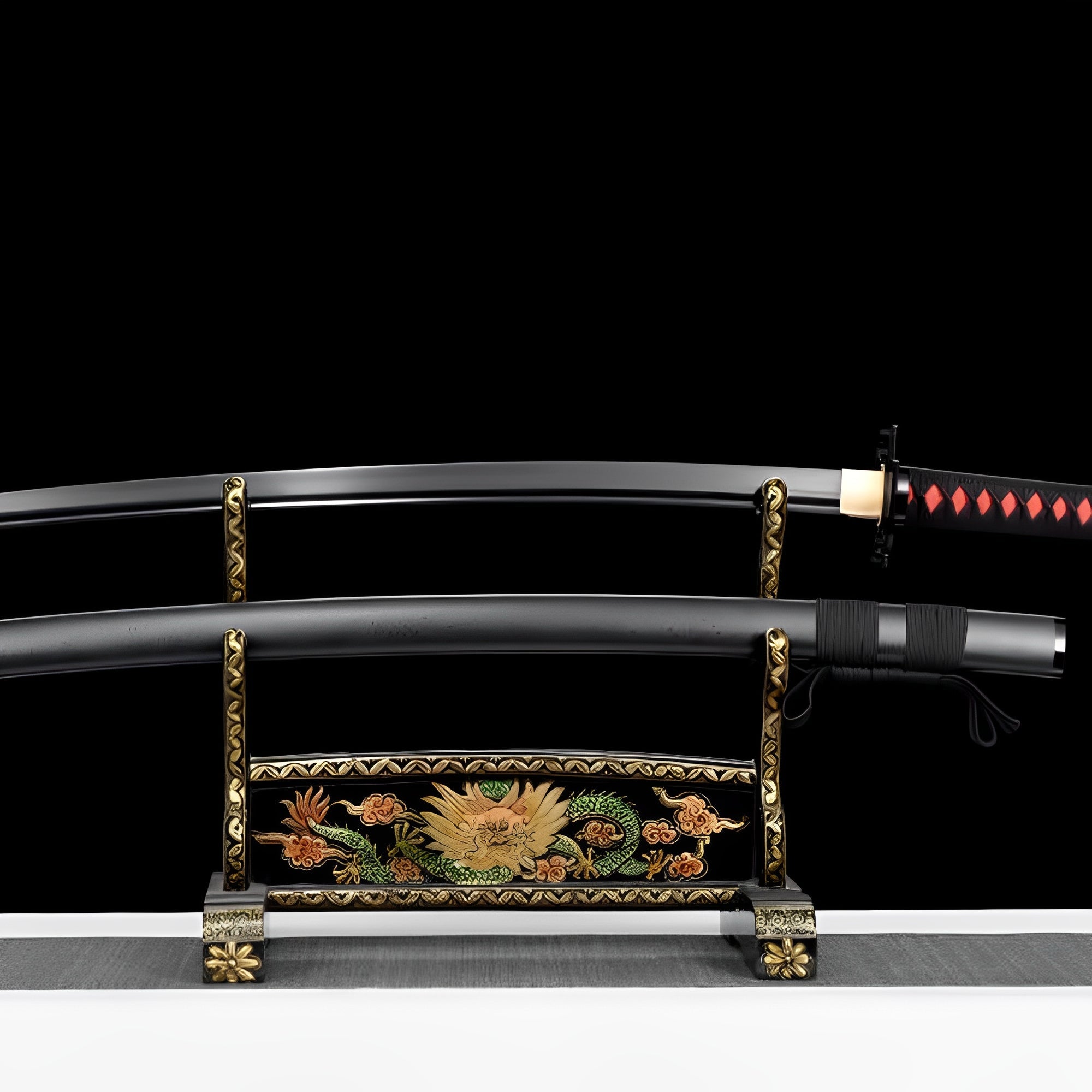 Ichigo Katana (Bleach) - ブリーチ — Griff-Detail mit Rochenhaut und Menuki