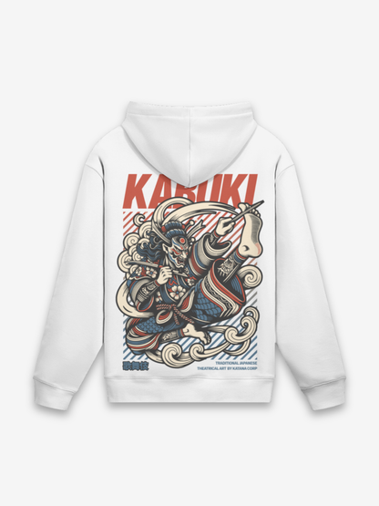 Kabuki Hoodie - 歌舞伎 — Rückansicht mit Grafik-Design