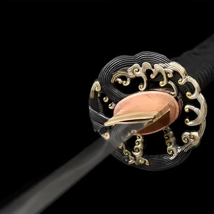 Kagekuro Katana (Sanmai-Stahl) - 影黒 — alternative Perspektiv-Ansicht
