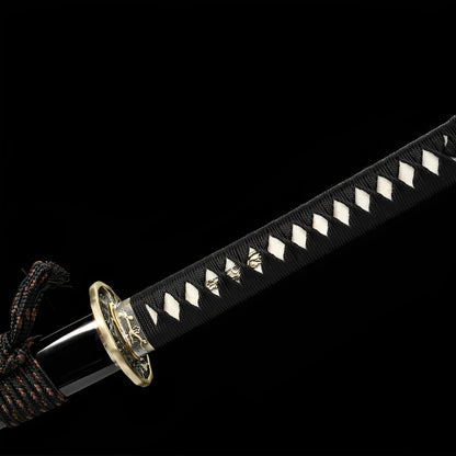Kaiserliches Katana - 皇影刀 — komplettes Set mit Seidenbeutel und Zertifikat
