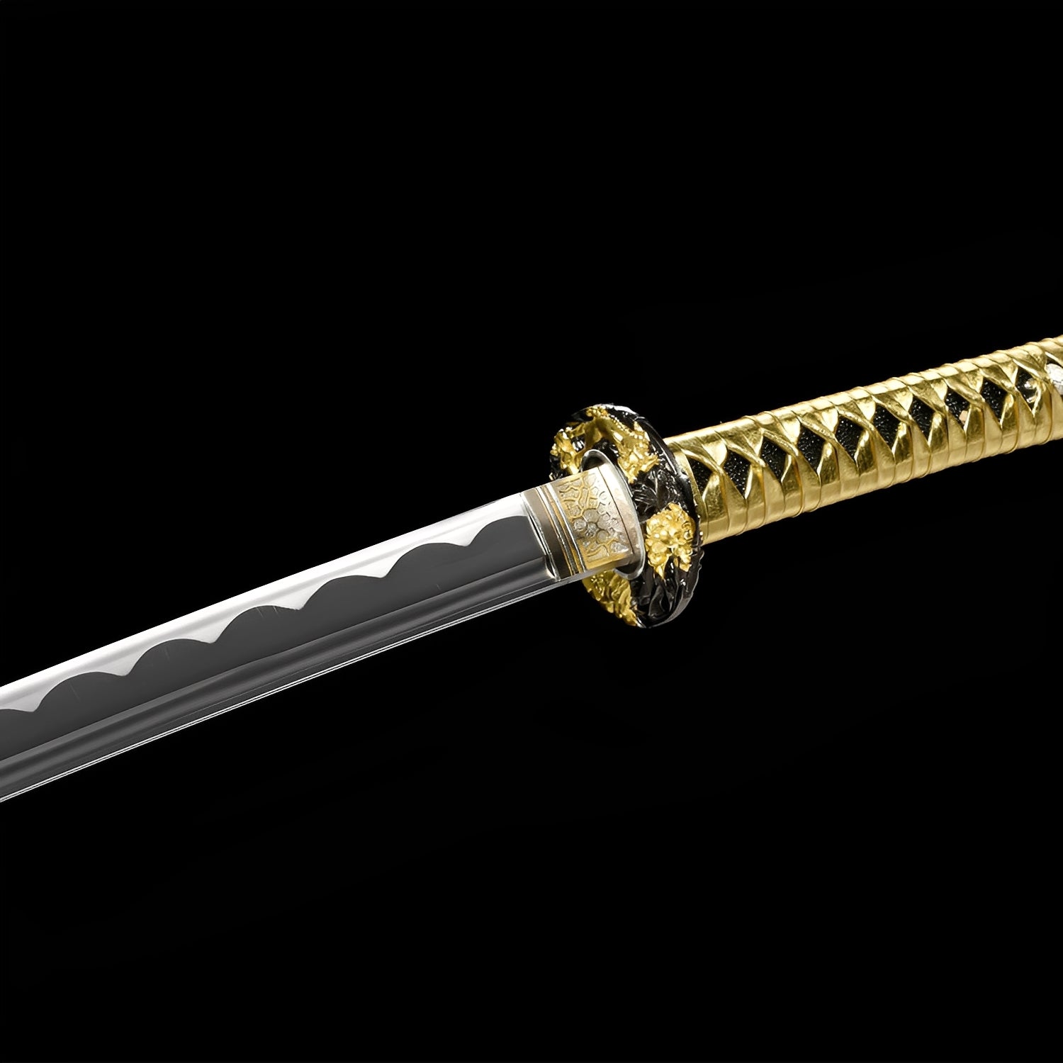 Kinkuro Katana - 昇鱗剣 — komplettes Set mit Seidenbeutel und Zertifikat
