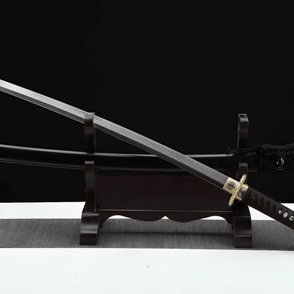 Koryo Ogon Katana - 黄金龍刀 — komplettes Set mit Seidenbeutel und Zertifikat