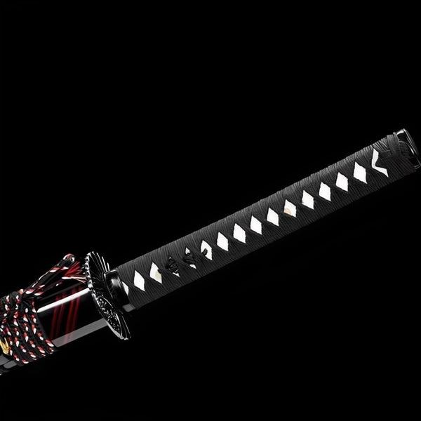 Kurenai Kage - 影の刀 — Klingen-Detail Nahaufnahme mit sichtbarem Stahl