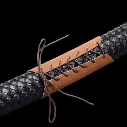 Kurohana Wakizashi (Kohlenstoffstahl) - 黒華 — Klingen-Detail Nahaufnahme